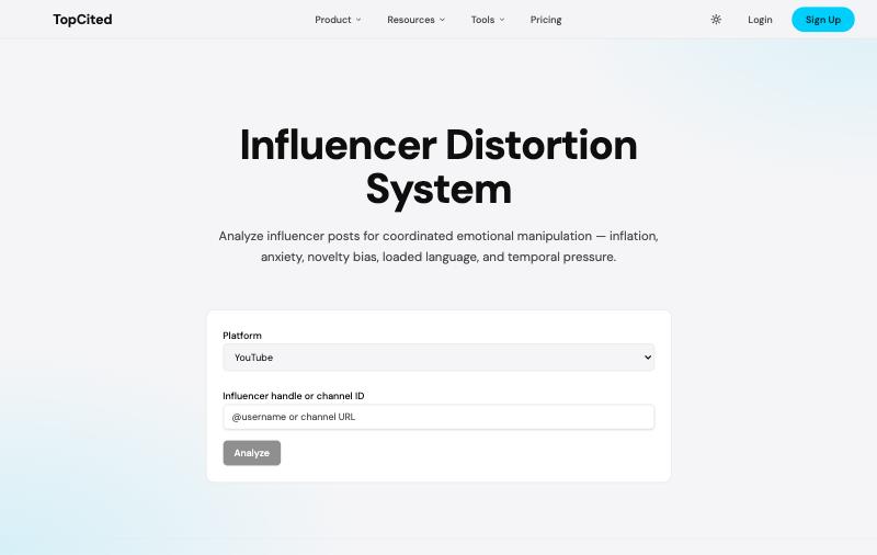Influencer Distortion System